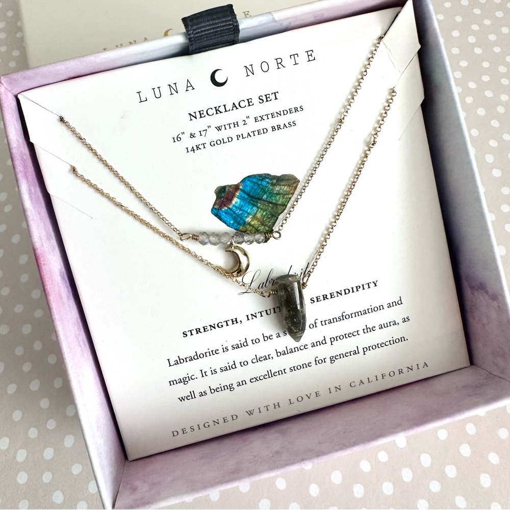 Luna Norte ~ Labradorite necklace
